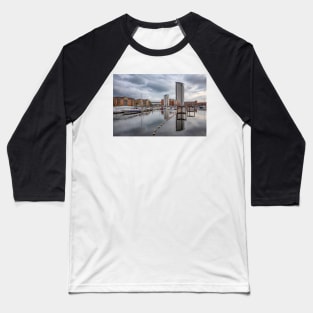 Swansea Marina, Swansea, Wales Baseball T-Shirt